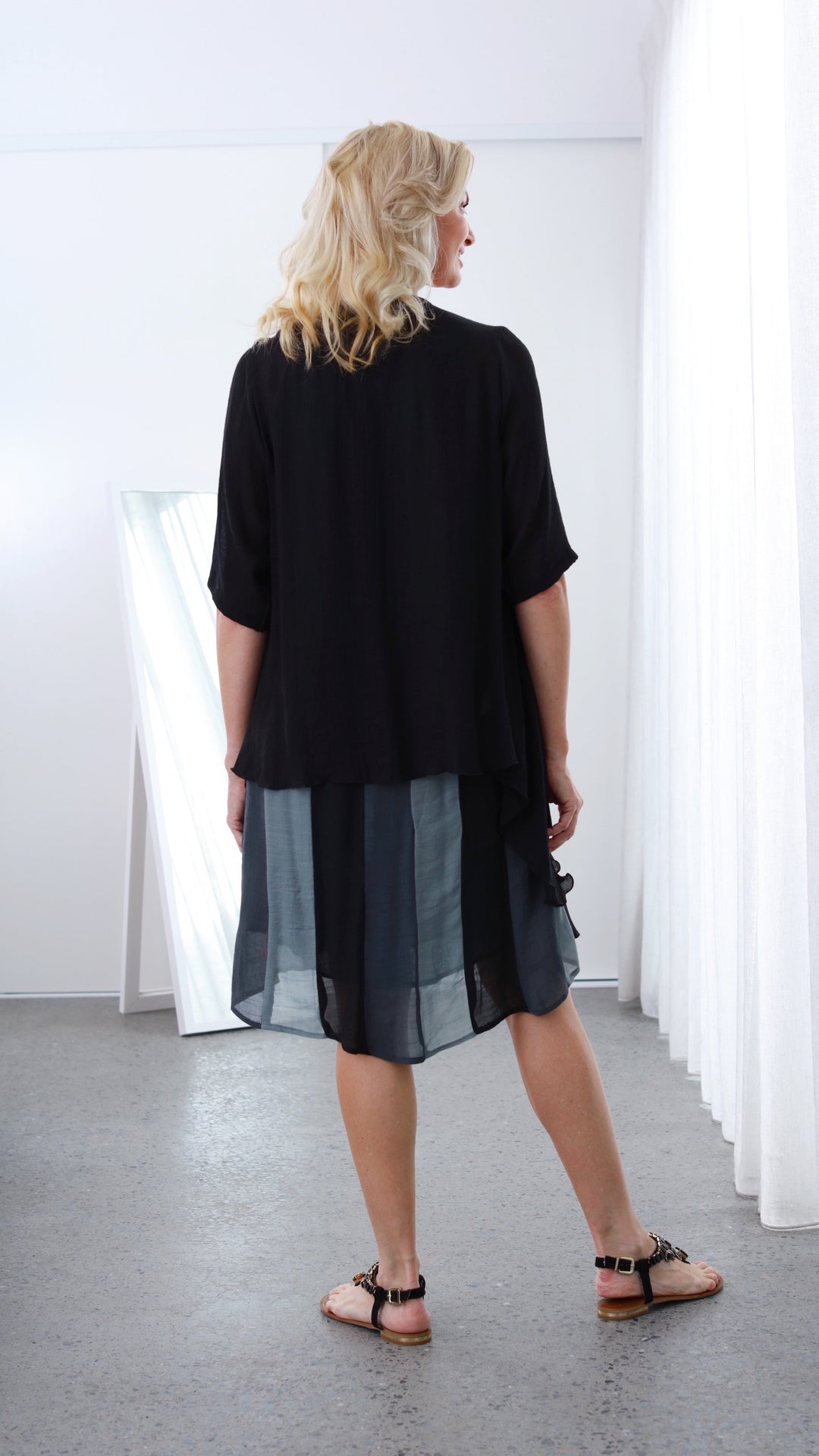 Vera | Liquorice Bamboo Dress