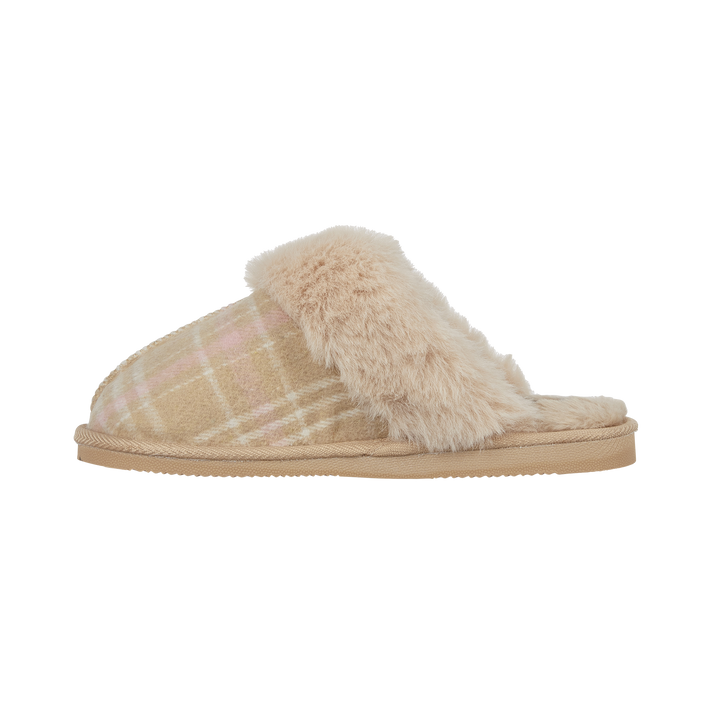 Euphemia | Tartan Mule Slippers