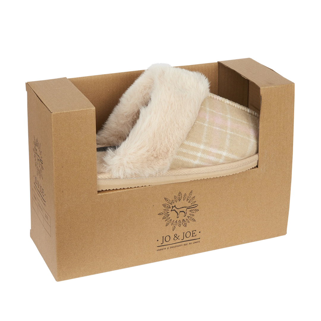 Euphemia | Tartan Mule Slippers