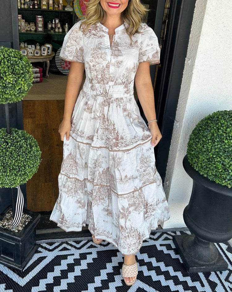 Alana | Classic Toile Maxi