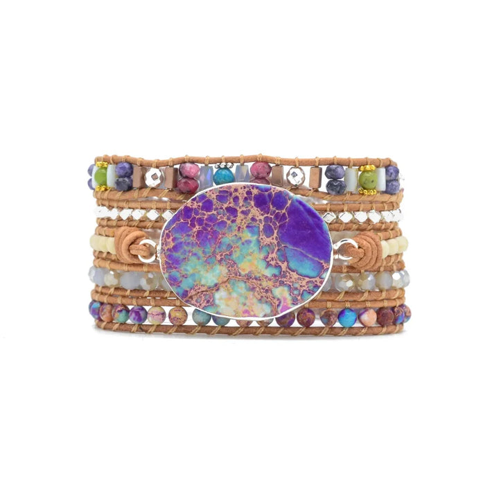 Clare | Handmade Purple & Turquoise Jasper