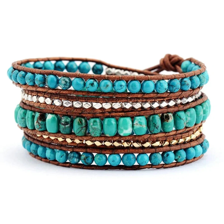 Keira | Handmade Natural Turquoise 5 Layer