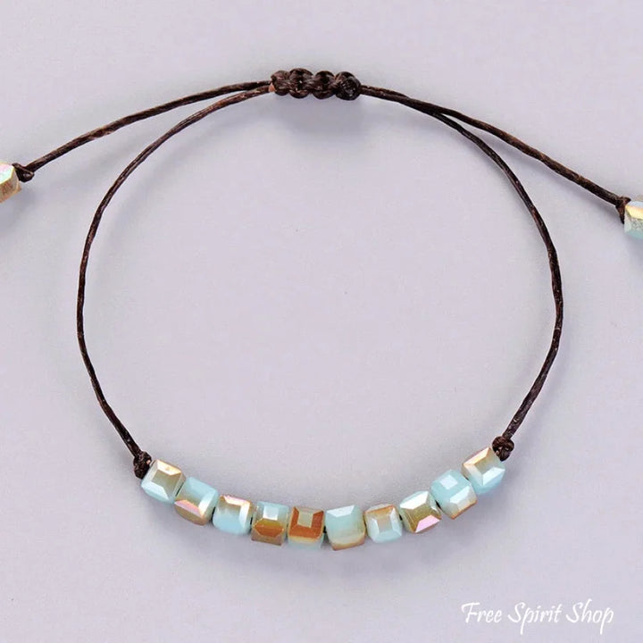 Zara | Handmade Boho Crystal Bracelet -