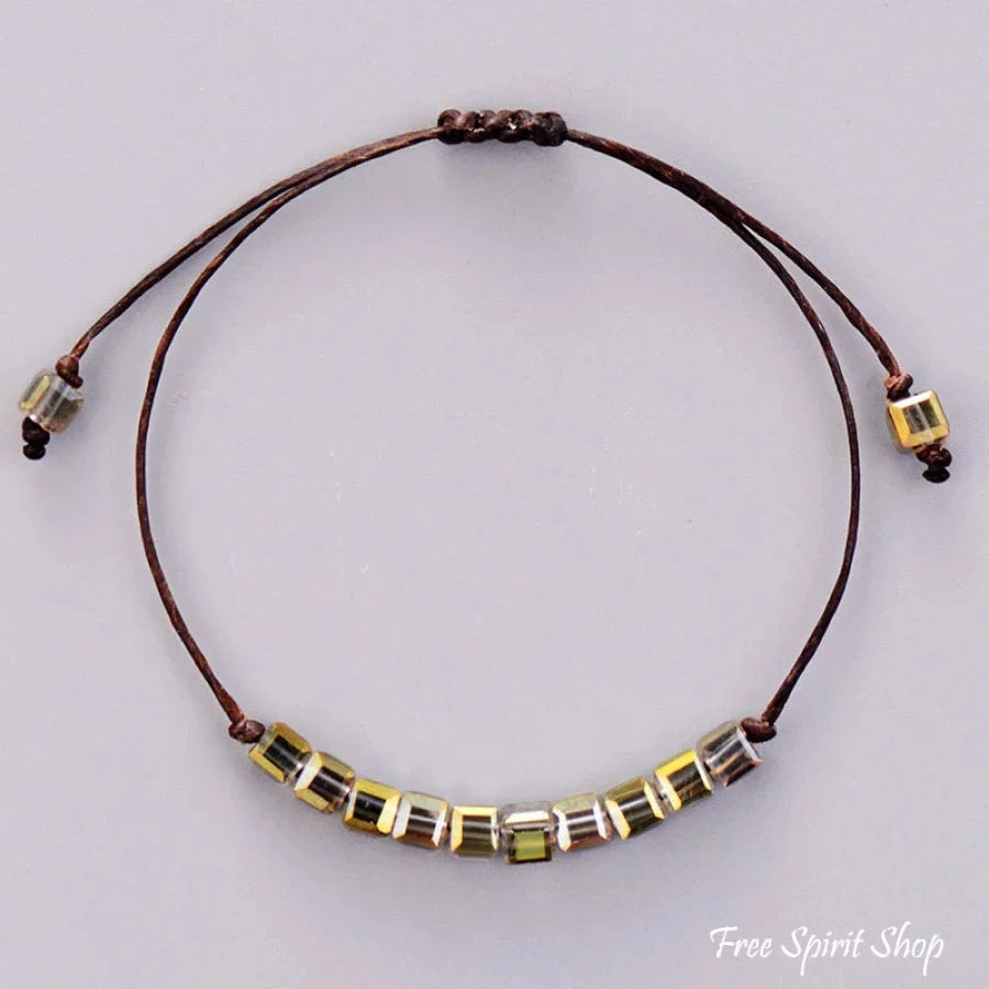 Zara | Handmade Boho Crystal Bracelet -