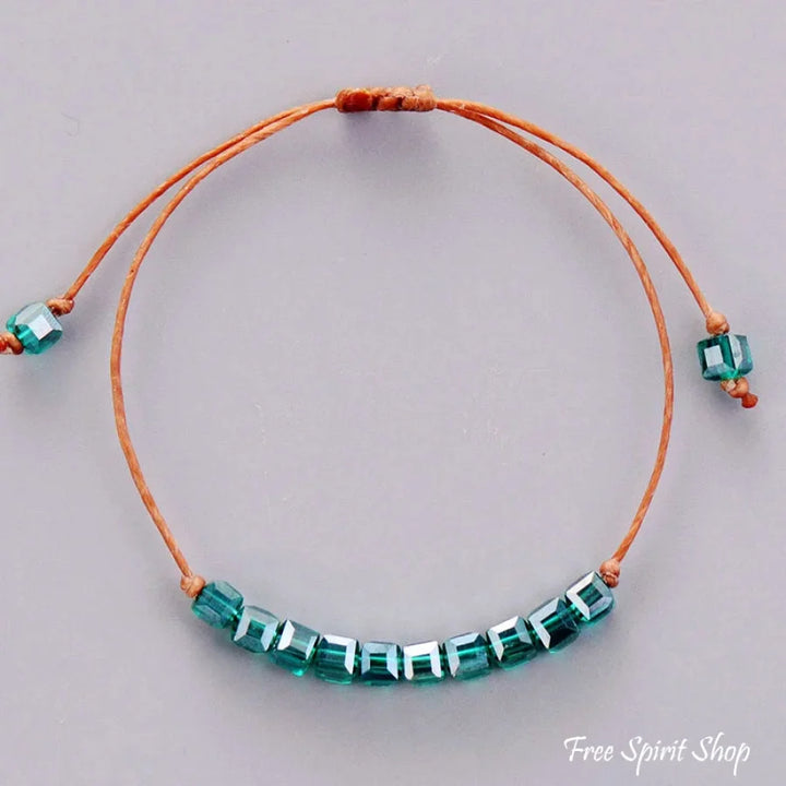 Zara | Handmade Boho Crystal Bracelet -