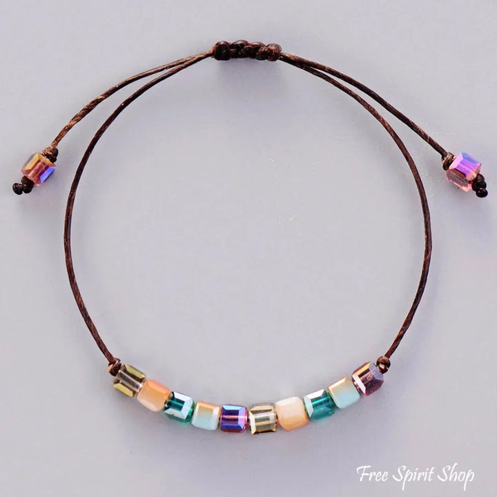 Zara | Handmade Boho Crystal Bracelet -