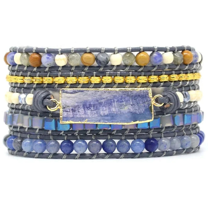 Imogen | Handmade Natural Blue Topaz Sodalite