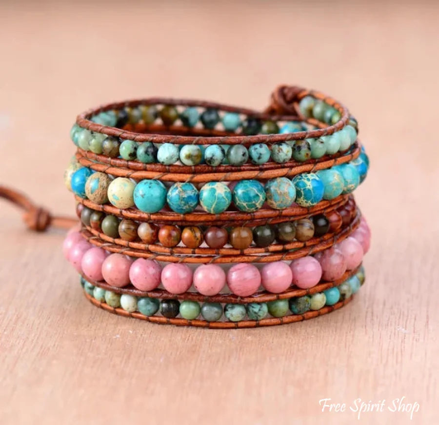 Yvonne | African Turquoise Rhodonite & Jasper