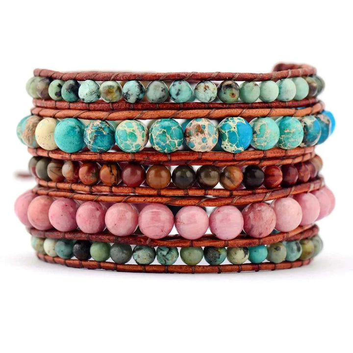 Yvonne | African Turquoise Rhodonite & Jasper