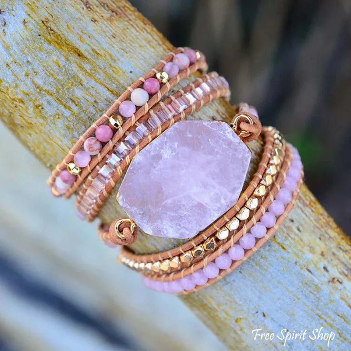 Camille | Rose Quartz Heart Chakra Wrap