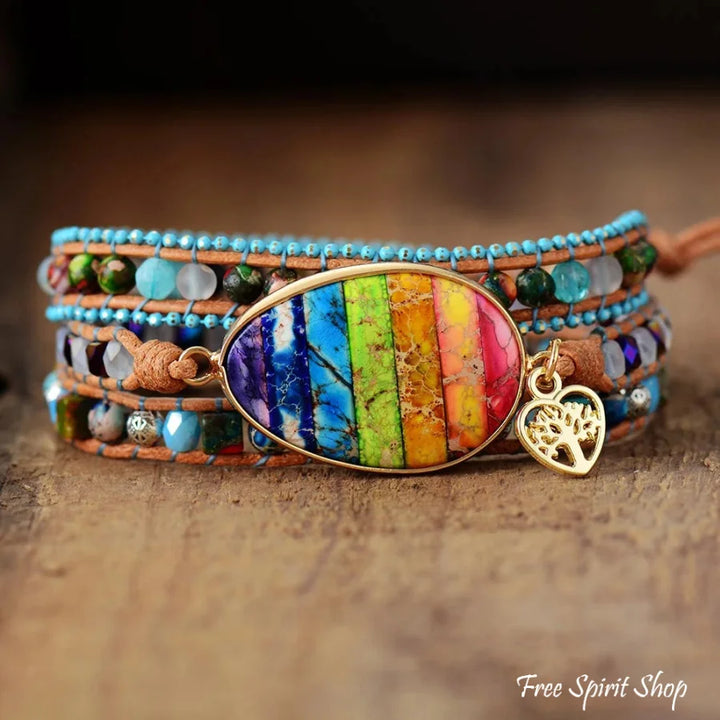 Crystal | Mix Gemstones & Rainbow Chakra