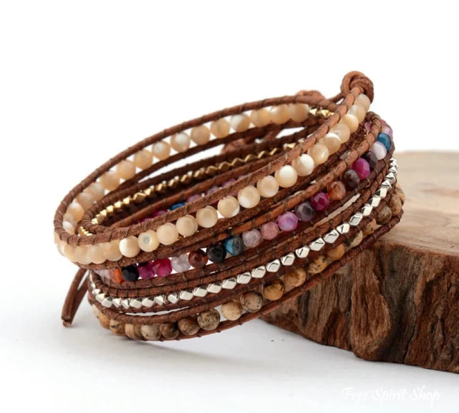 Alix | Handmade Natural Sunstone & Jasper
