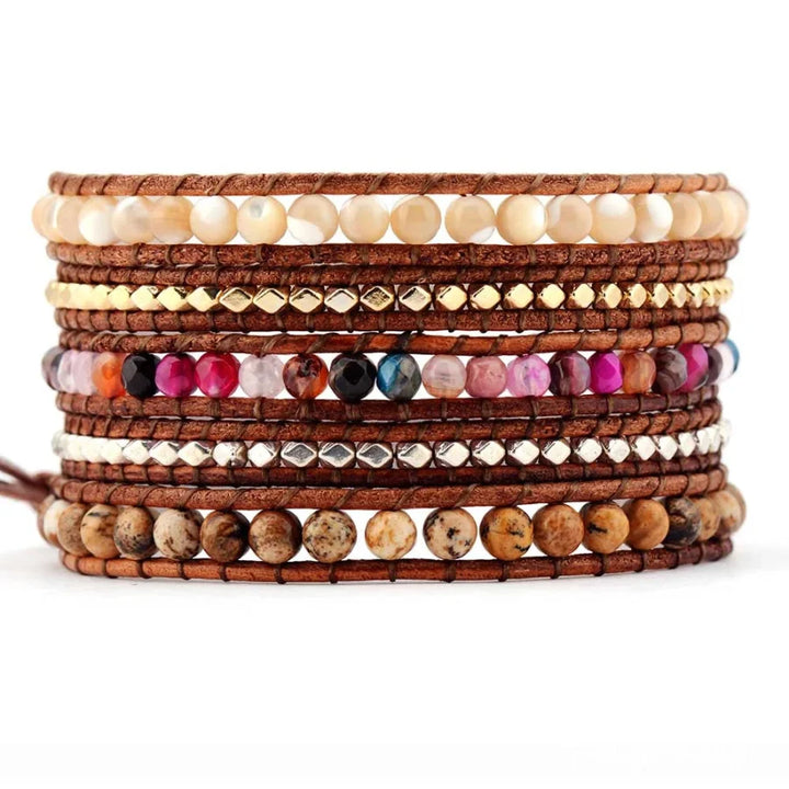 Alix | Handmade Natural Sunstone & Jasper