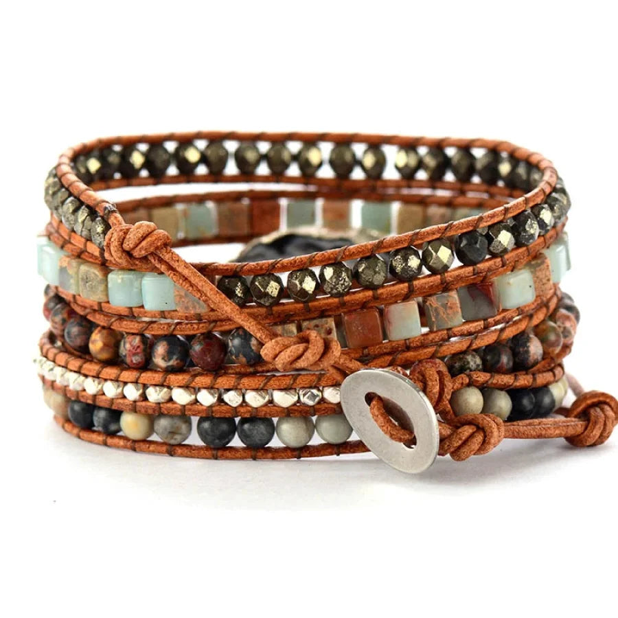 Sophie | Handmade Jasper & Agate Druzy