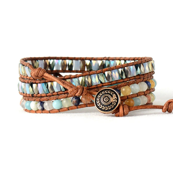 Lauren | Amazonite & Mix Gemstones Wrap