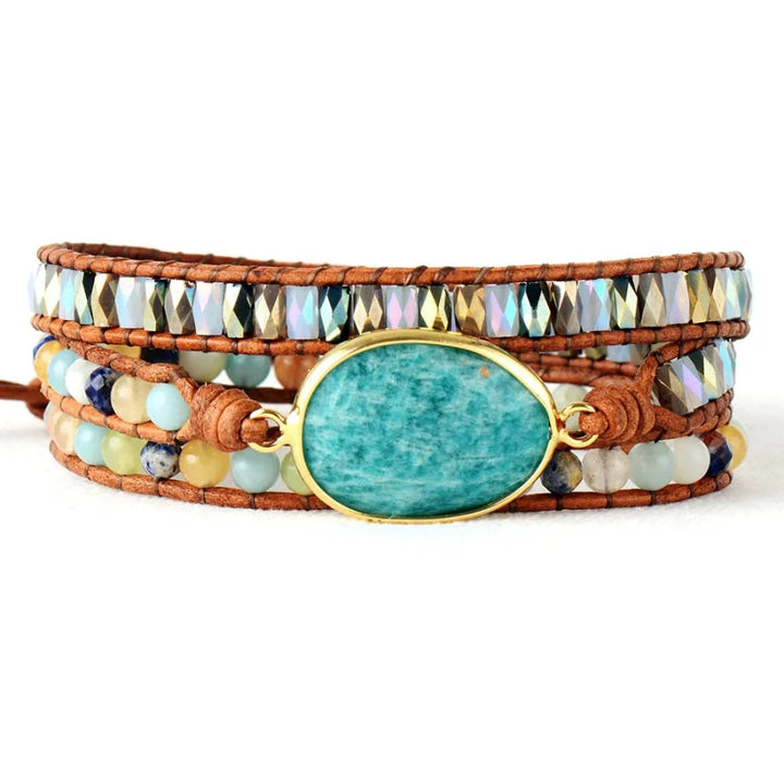 Lauren | Amazonite & Mix Gemstones Wrap