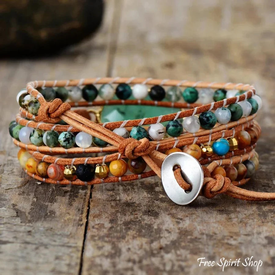 Alexa | Green Jade Jasper and Moss