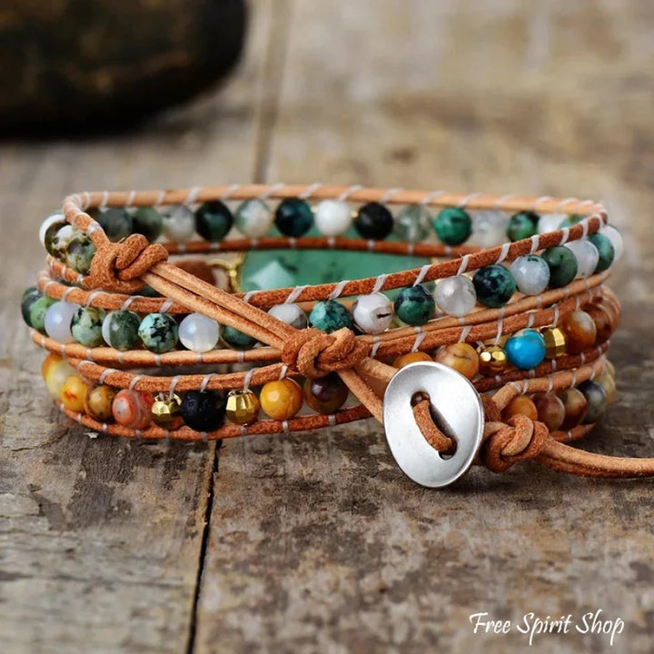 Alexa | Green Jade Jasper and Moss
