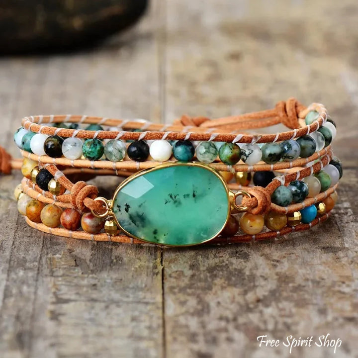 Alexa | Green Jade Jasper and Moss