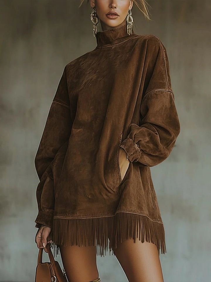 Ada | Cozy Fringe Dress