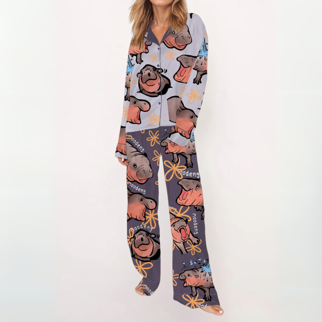 Sylvia | Printed Button Down Top