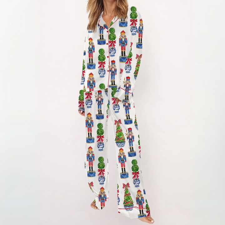 Sylvia | Printed Button Down Top