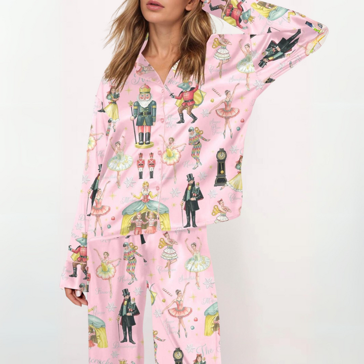 Sylvia | Printed Button Down Top