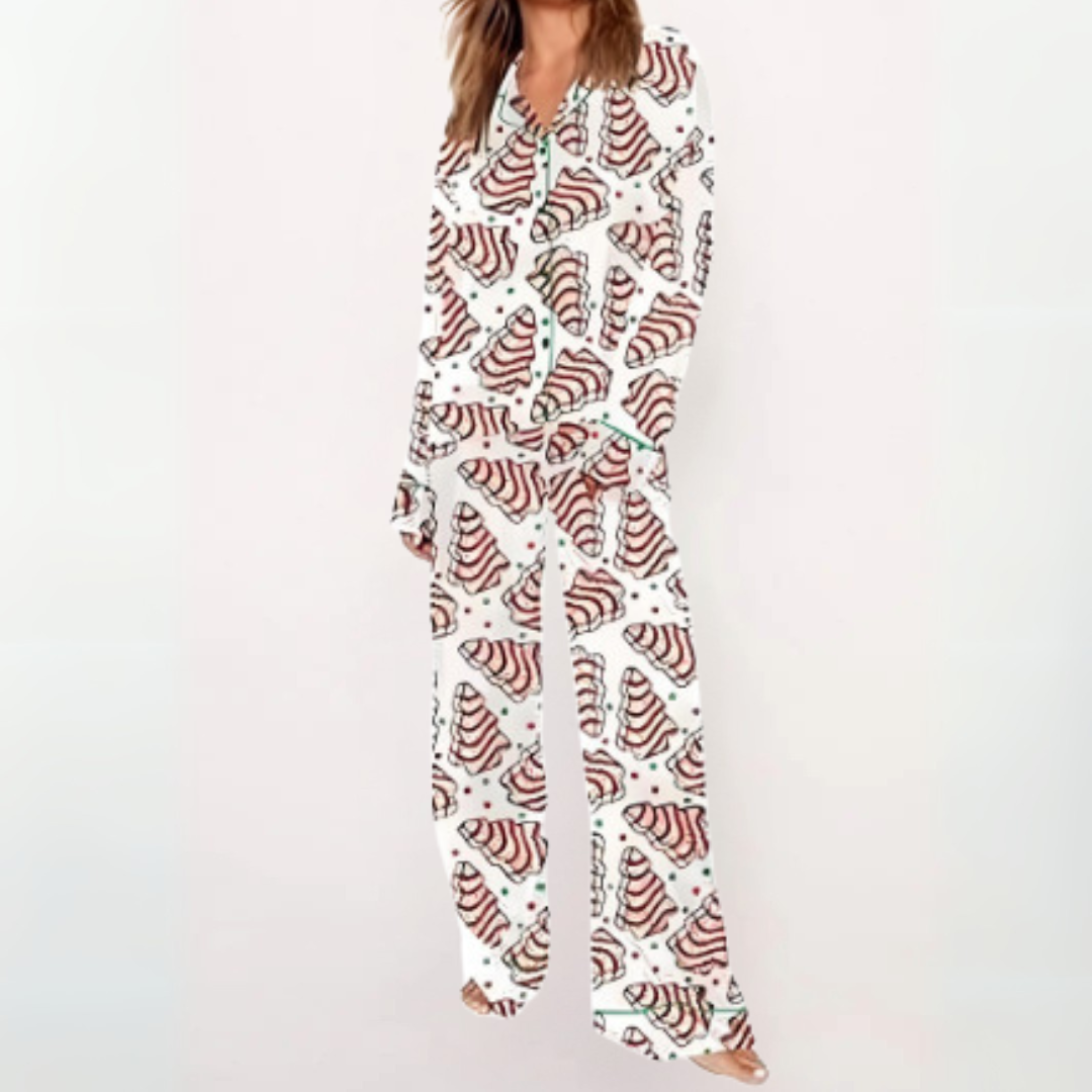 Sylvia | Printed Button Down Top