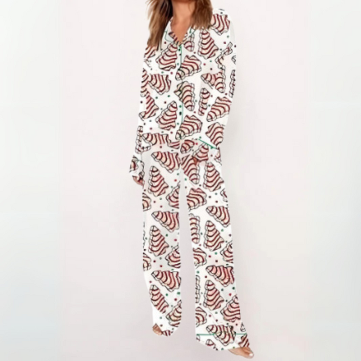 Sylvia | Printed Button Down Top