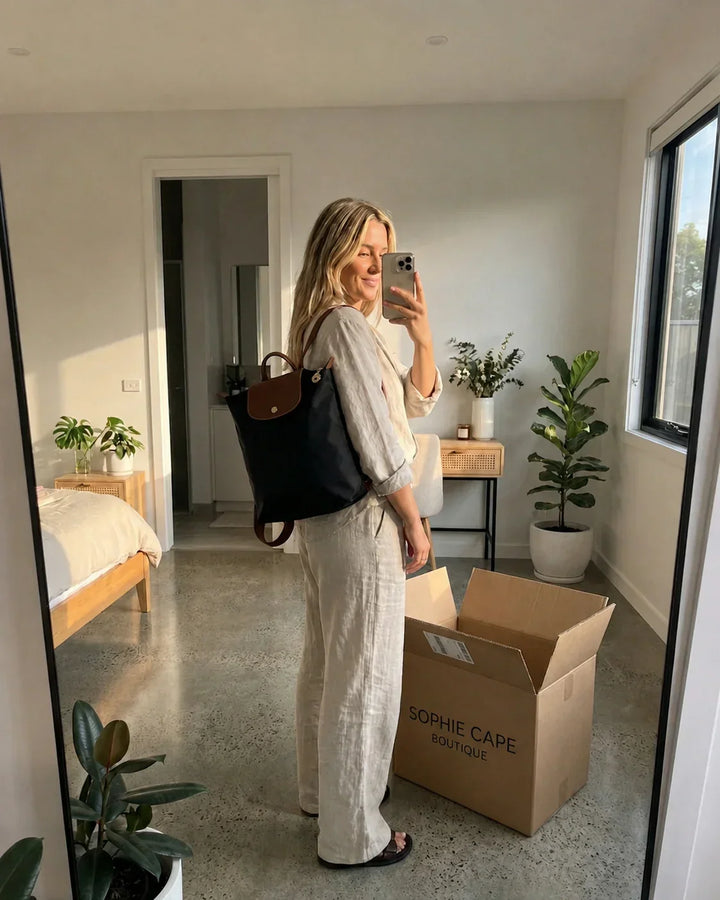 Sheena| Longchamp Tote Backpack