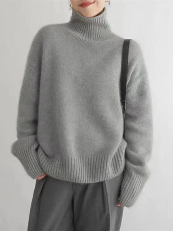 Monika | High Collar Sweater