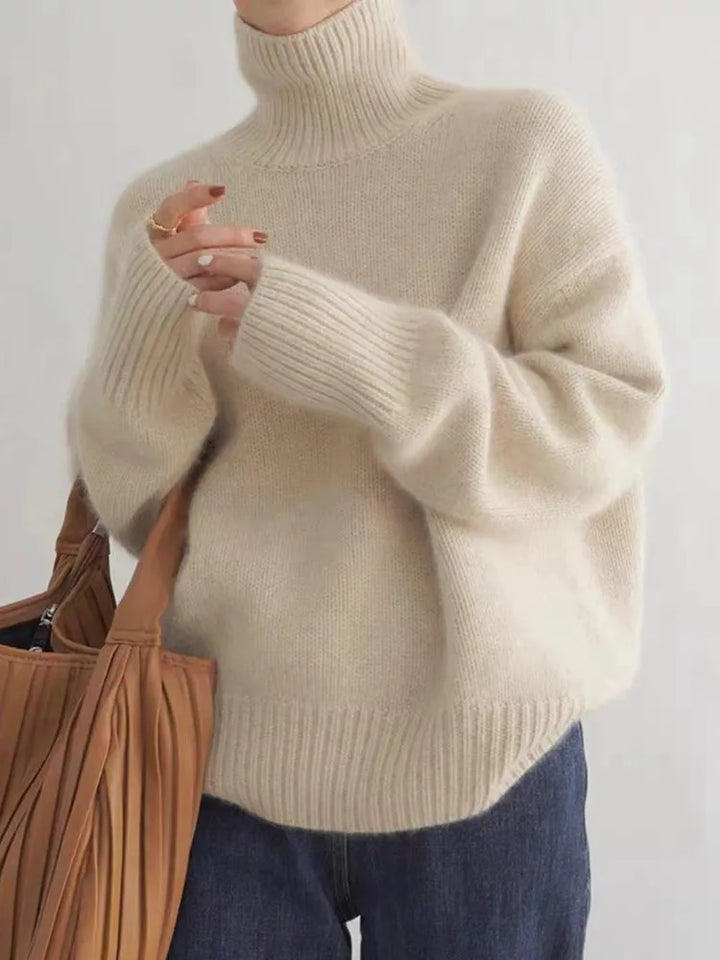 Monika | High Collar Sweater