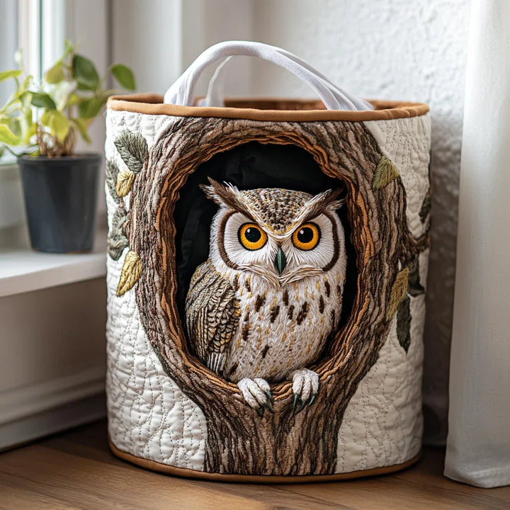 Sheep Worl | Quilted Laundry Basket