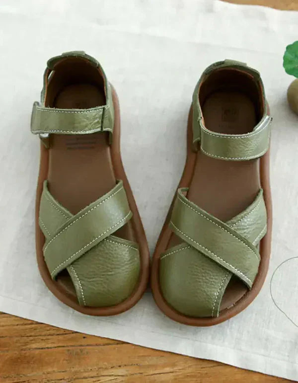 Nigg | Cross Velcro Sandals