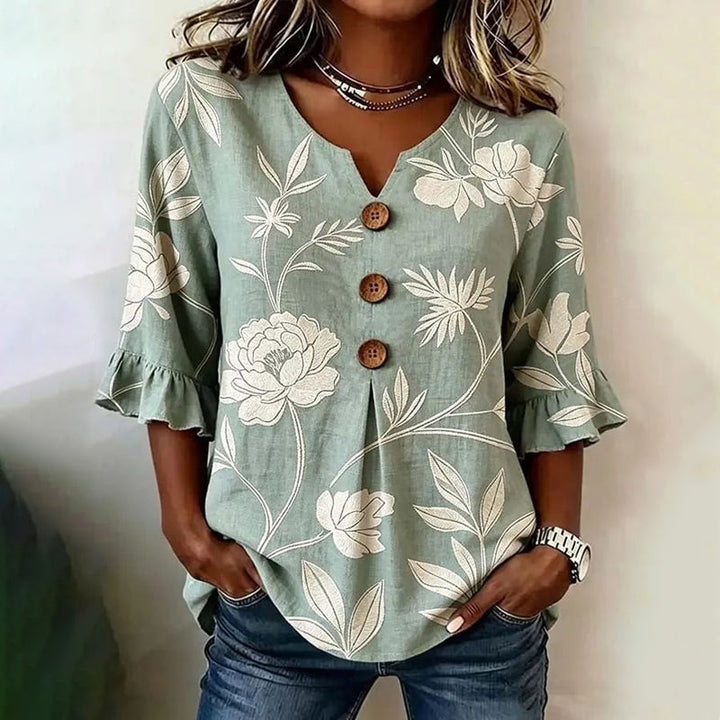 Octavia | Vintage Floral Blouse