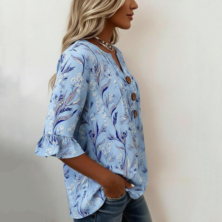 Diana | Vintage Floral Blouse