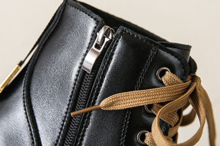 Fia | Lined Combat Boots