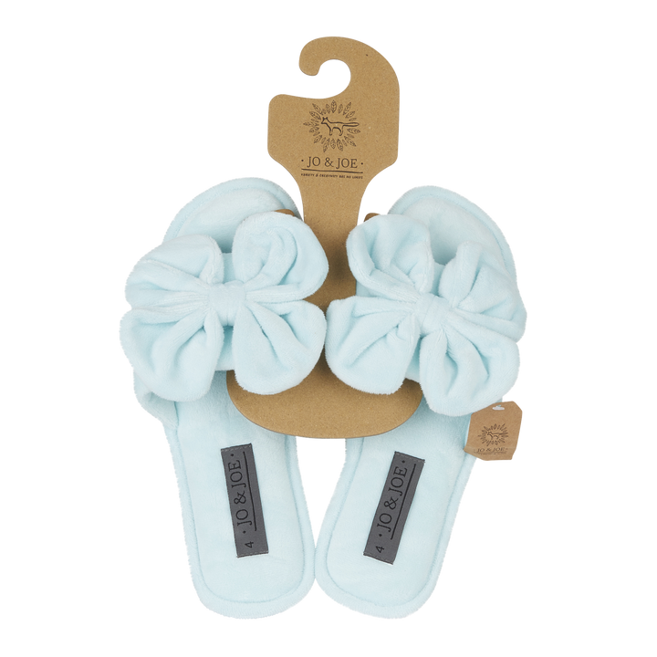 Theodora | Oversized Bow Open Toe Sliders
