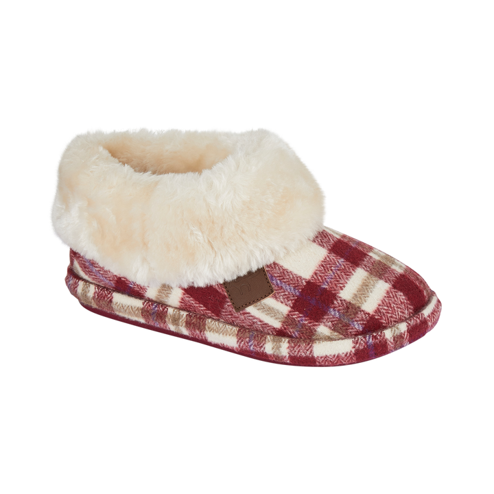 Marjorie | Tartan Bootee Slippers