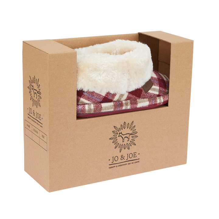 Marjorie | Tartan Bootee Slippers