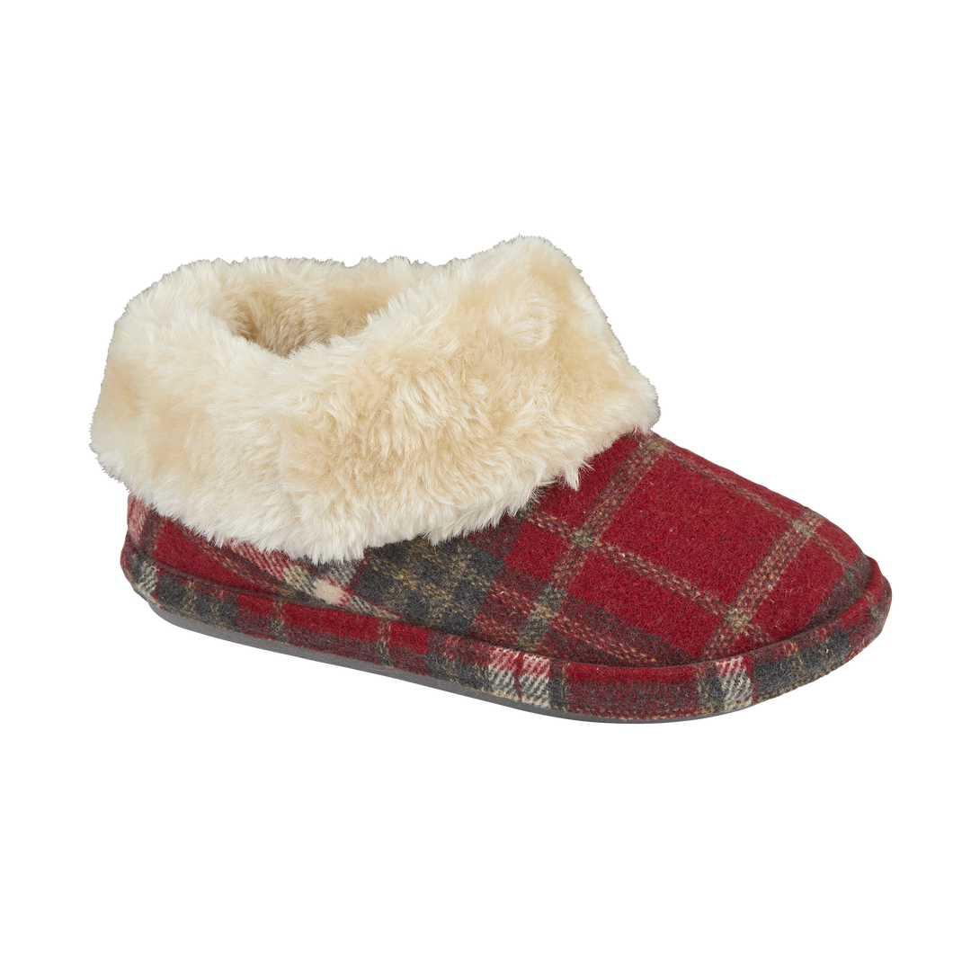 Marjorie | Tartan Bootee Slippers
