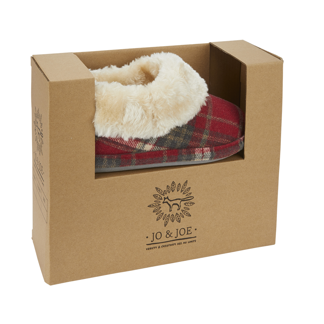 Marjorie | Tartan Bootee Slippers