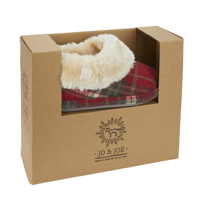 Marjorie | Tartan Bootee Slippers