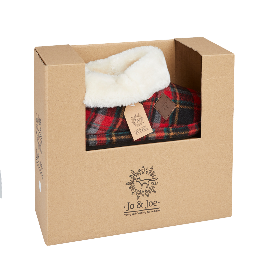 Marjorie | Tartan Bootee Slippers