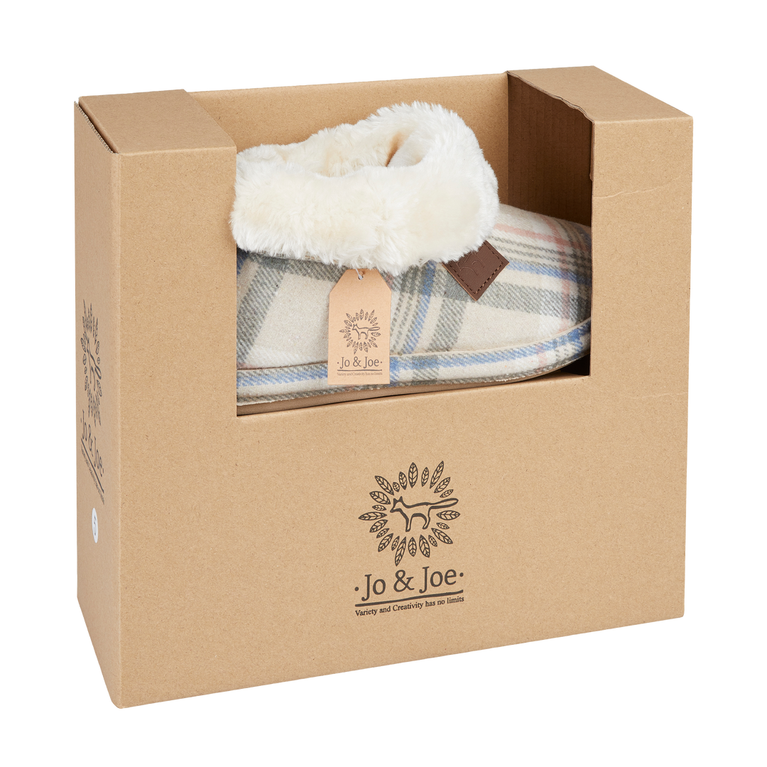 Marjorie | Tartan Bootee Slippers