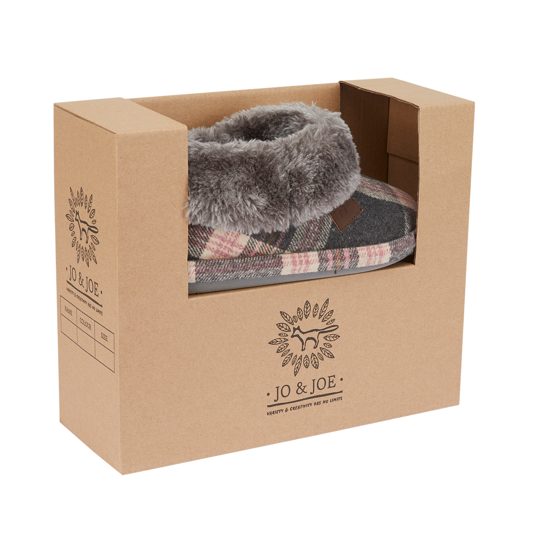 Marjorie | Tartan Bootee Slippers