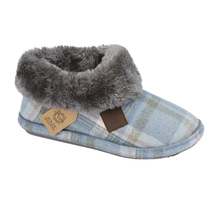 Marjorie | Tartan Bootee Slippers