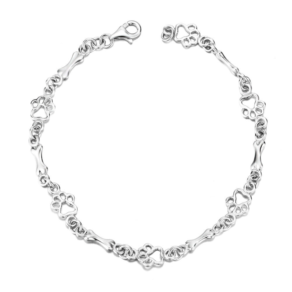 Liora | Bracelet with Paw and Bone Charms