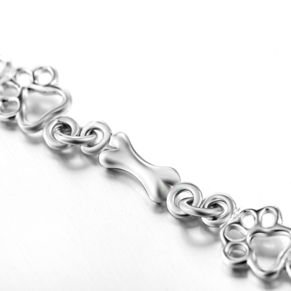 Liora | Bracelet with Paw and Bone Charms