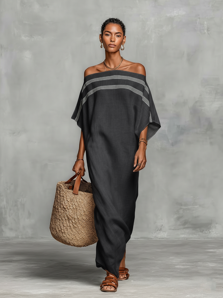 Dana | Linen Blend Off--shoulder Batwing